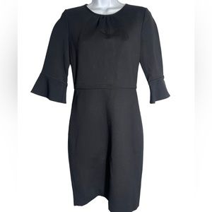 J Crew dress‎ size 2 simple black A-line stretch dress PERFECT🖤🖤